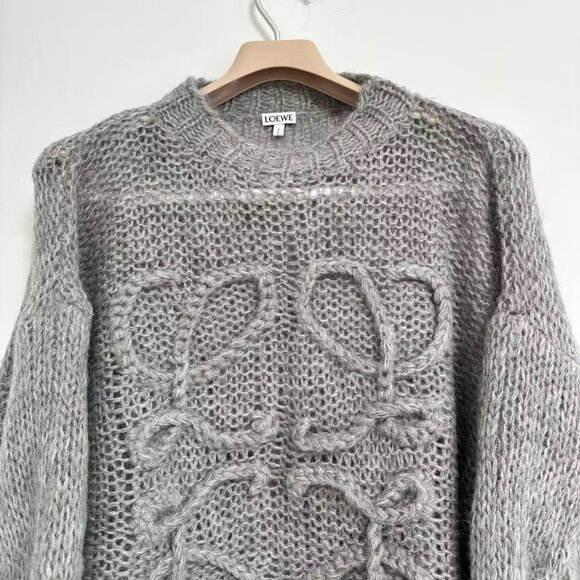 LOEWE Anagram oversized mohair-blend sweater - Picture 5 of 13